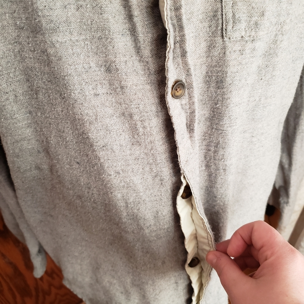 Long flannel button down - Picture 3 of 8